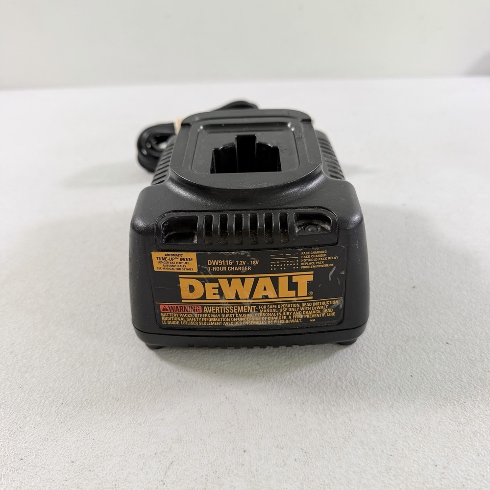 Genuine OEM DEWALT DW9116 7.2V-18V 1-Hour NiCd Battery Charger Original TESTED